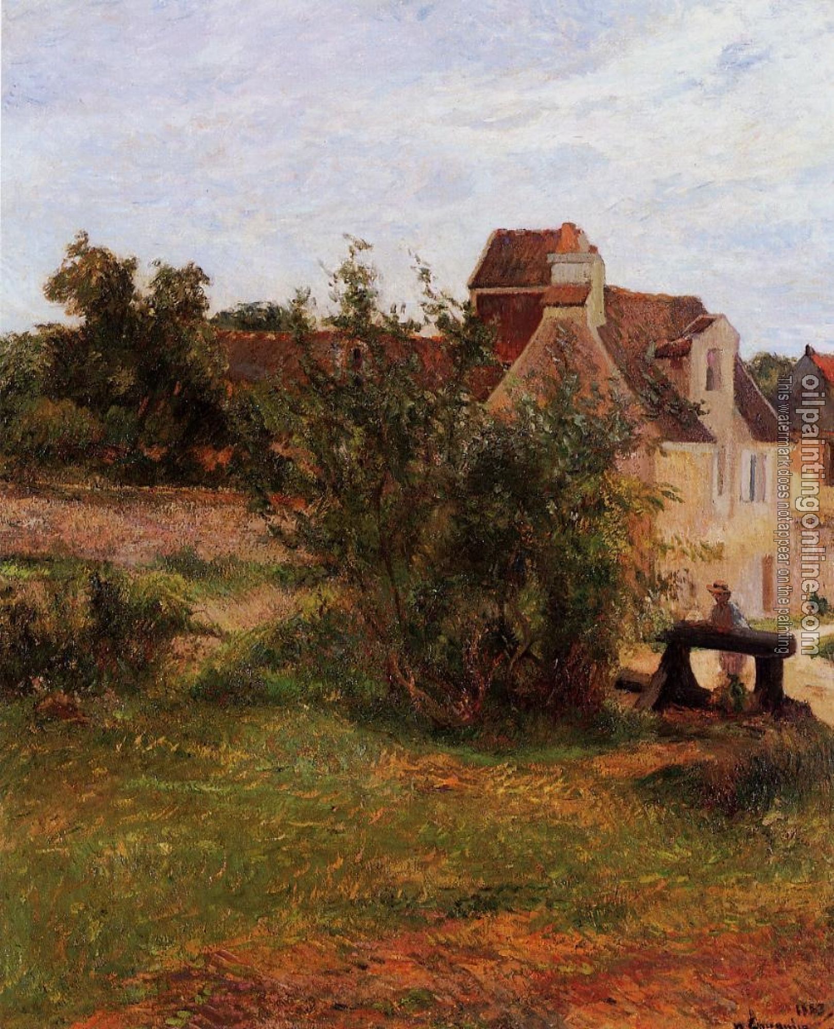 Gauguin, Paul - Osny, the Gate, Busagny Farm